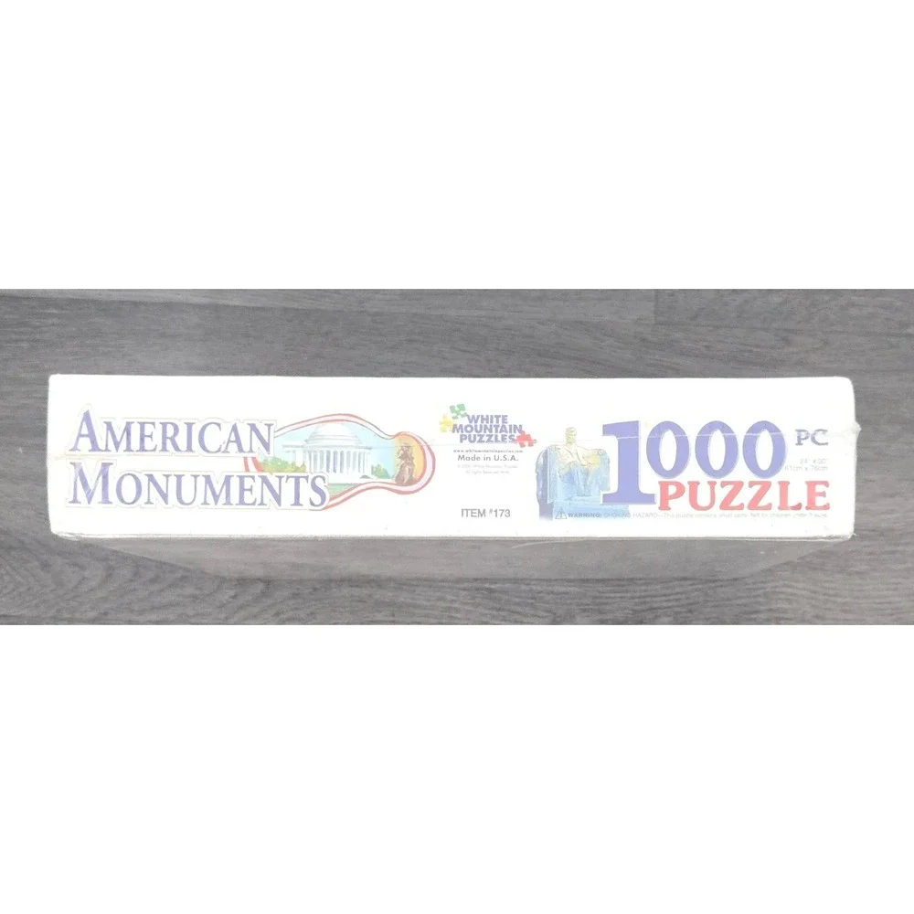 American Monuments 1000-piece jigsaw puzzle, new sealed‎ - Picture 5 of 6